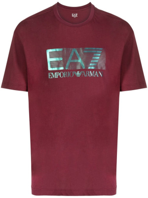 

Logo-print crew-neck T-shirt, Ea7 Emporio Armani Logo-print crew-neck T-shirt