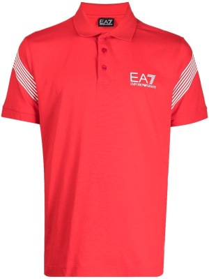 

Logo-print polo shirt, Ea7 Emporio Armani Logo-print polo shirt