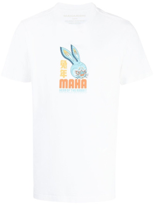 

Graphic-print organic-cotton T-Shirt, Maharishi Graphic-print organic-cotton T-Shirt