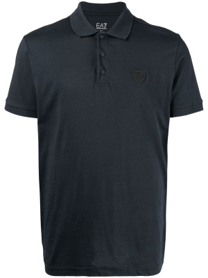 

Logo-patch cotton polo shirt, Ea7 Emporio Armani Logo-patch cotton polo shirt