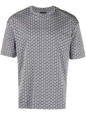 

Graphic-print cotton T-shirt, Giorgio Armani Graphic-print cotton T-shirt