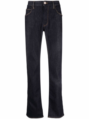 

Mid-rise straight leg jeans, Giorgio Armani Mid-rise straight leg jeans