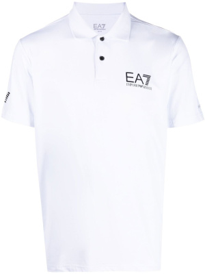 

Logo-print polo shirt, Ea7 Emporio Armani Logo-print polo shirt