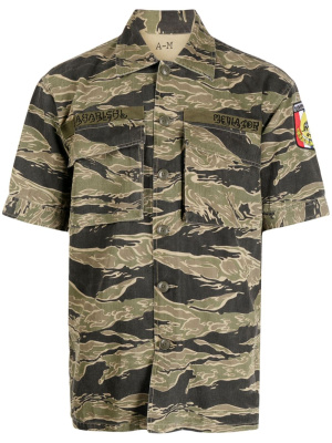

Camouflage-print short-sleeve shirt, Maharishi Camouflage-print short-sleeve shirt