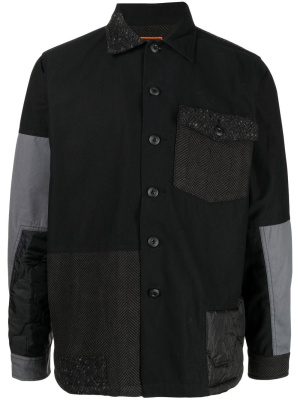 

Colour-block panel shirt, Maharishi Colour-block panel shirt