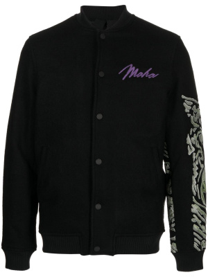 

Graphic logo-embroidered bomber jacket, Maharishi Graphic logo-embroidered bomber jacket