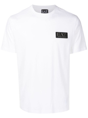 

Logo-patch cotton T-shirt, Ea7 Emporio Armani Logo-patch cotton T-shirt