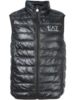 

Sleeveless zip up jacket, Ea7 Emporio Armani Sleeveless zip up jacket