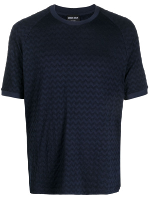 

Textured round-neck T-shit, Giorgio Armani Textured round-neck T-shit