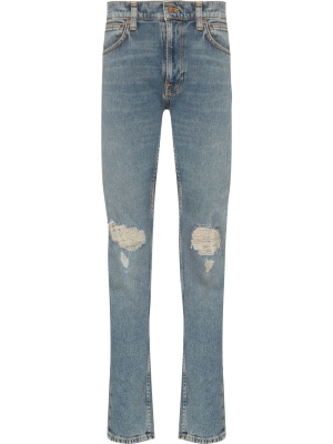 

Distressed-effect slim-fit jeans, Nudie Jeans Distressed-effect slim-fit jeans