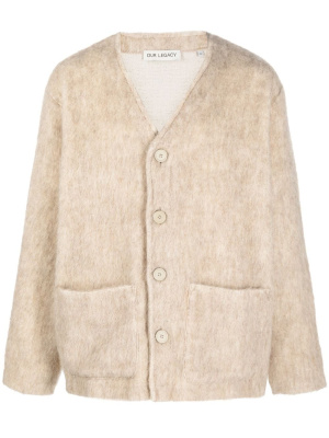

V-neck long-sleeve wool jacket, OUR LEGACY V-neck long-sleeve wool jacket