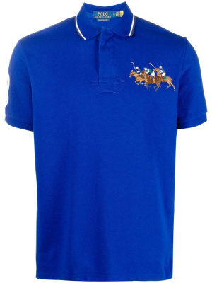 

Embroidered cotton polo shirt, Polo Ralph Lauren Embroidered cotton polo shirt
