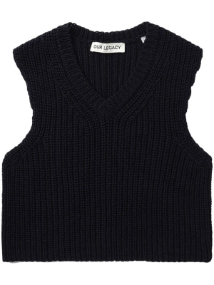 

Chunky ribbed-knit vest, OUR LEGACY Chunky ribbed-knit vest
