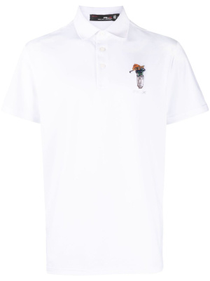 

Embroidered polo-bear cotton polo shirt, Polo Ralph Lauren Embroidered polo-bear cotton polo shirt