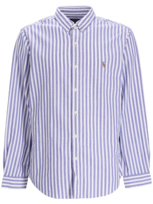 

Pony-motif striped cotton shirt, Polo Ralph Lauren Pony-motif striped cotton shirt