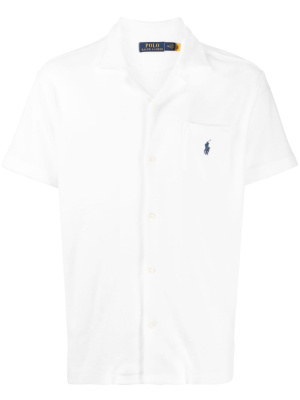 

Embroidered-logo short sleeve shirt, Polo Ralph Lauren Embroidered-logo short sleeve shirt