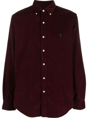 

Embroidered-logo shirt, Polo Ralph Lauren Embroidered-logo shirt