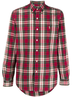 

Plaid-check long sleeve shirt, Polo Ralph Lauren Plaid-check long sleeve shirt