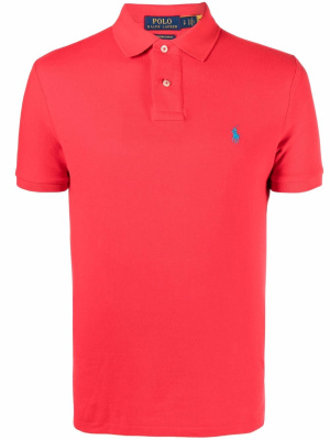 

Embroidered-logo polo shirt, Polo Ralph Lauren Embroidered-logo polo shirt