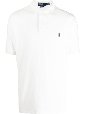 

Embroidered-logo polo shirt, Polo Ralph Lauren Embroidered-logo polo shirt
