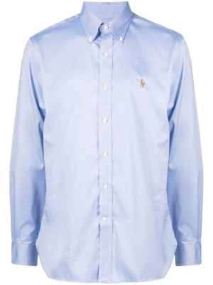 

Embroidered-logo shirt, Polo Ralph Lauren Embroidered-logo shirt
