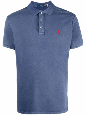 

Embroidered-logo short-sleeved polo shirt, Polo Ralph Lauren Embroidered-logo short-sleeved polo shirt