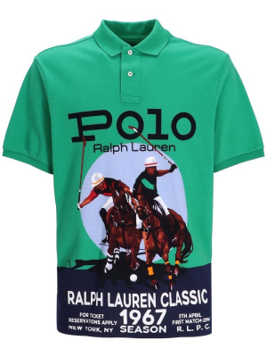 

Polo Pony graphic-print polo shirt, Polo Ralph Lauren Polo Pony graphic-print polo shirt