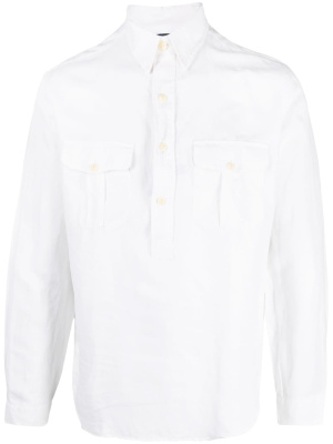 

Long-sleeve linen-silk shirt, Polo Ralph Lauren Long-sleeve linen-silk shirt