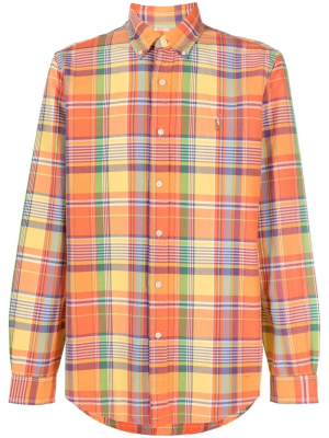 

Checked logo-embroidered shirt, Polo Ralph Lauren Checked logo-embroidered shirt