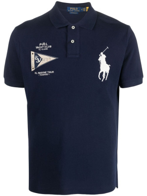 

Polo Big Pony-embroidered cotton polo shirt, Polo Ralph Lauren Polo Big Pony-embroidered cotton polo shirt