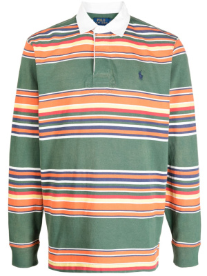 

The Iconic Rugby Shirt striped polo shirt, Polo Ralph Lauren The Iconic Rugby Shirt striped polo shirt