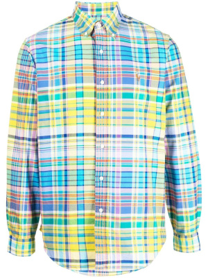 

Plaid-check long-sleeve shirt, Polo Ralph Lauren Plaid-check long-sleeve shirt