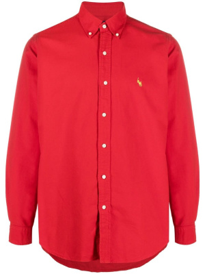 

Embroidered-pony button shirt, Polo Ralph Lauren Embroidered-pony button shirt