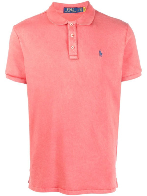 

Embroidered-logo polo shirt, Polo Ralph Lauren Embroidered-logo polo shirt