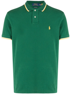 

Polo Pony contrast-trim polo shirt, Polo Ralph Lauren Polo Pony contrast-trim polo shirt