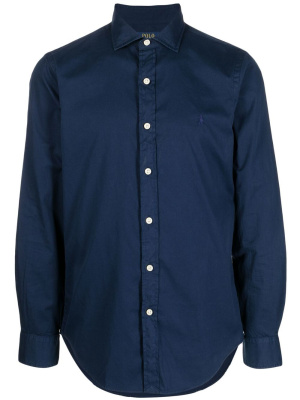 

Logo-embroidered cotton shirt, Polo Ralph Lauren Logo-embroidered cotton shirt