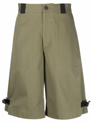

Strap detail wide-leg shorts, Alexander McQueen Strap detail wide-leg shorts