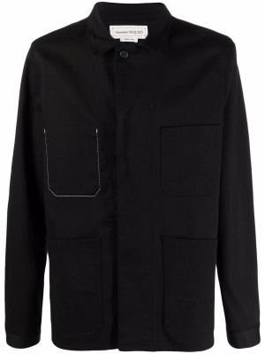 

Logo-print shirt, Alexander McQueen Logo-print shirt
