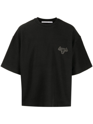 

Raised-logo cotton T-shirt, Alexander Wang Raised-logo cotton T-shirt