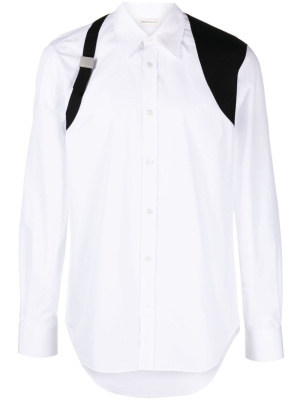 

Harness cotton poplin shirt, Alexander McQueen Harness cotton poplin shirt