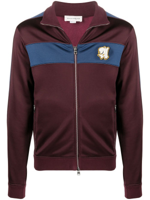 

Logo patch track jacket, Alexander McQueen Logo patch track jacket