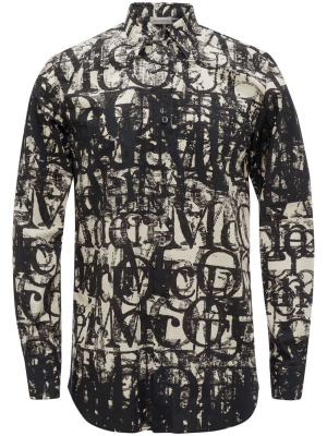 

McQueen Logo Stamp shirt, Alexander McQueen McQueen Logo Stamp shirt