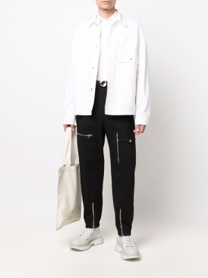 

Zip-detail trousers, Alexander McQueen Zip-detail trousers