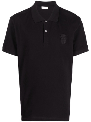 

Skull patch polo shirt, Alexander McQueen Skull patch polo shirt