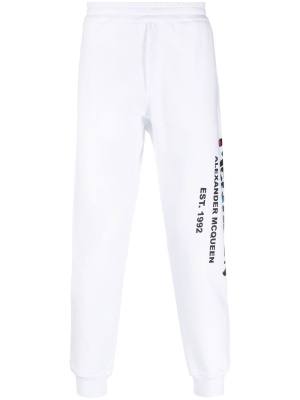 

Logo-print track pants, Alexander McQueen Logo-print track pants
