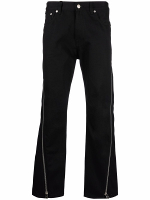 

Mid-rise straight-leg trousers, Alexander McQueen Mid-rise straight-leg trousers