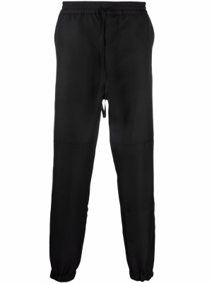 

Straight-leg wool-blend track pants, Alexander McQueen Straight-leg wool-blend track pants