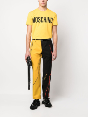 

Colour-block wool trousers, Moschino Colour-block wool trousers