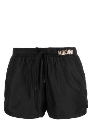 

Logo-plaque swim shorts, Moschino Logo-plaque swim shorts