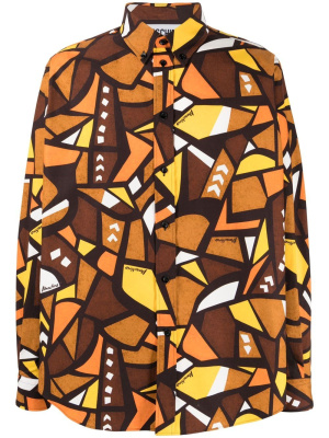 

Patterned button-up shirt, Moschino Patterned button-up shirt